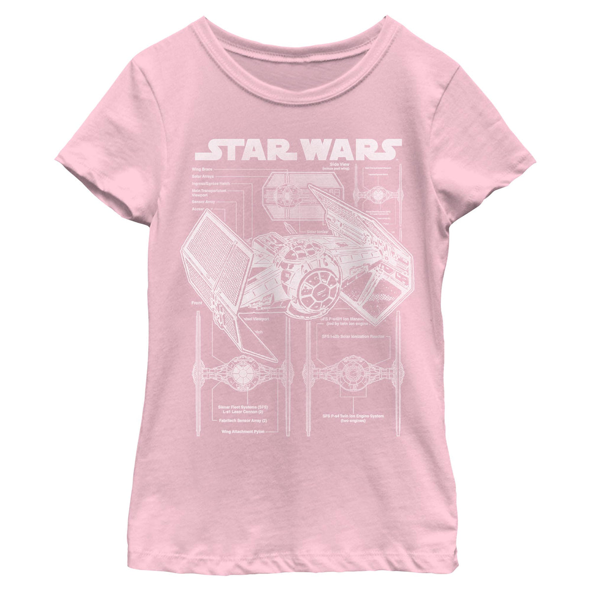 Girl's Star Wars Tie Fighter T-Shirt